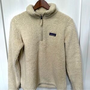 Patagonia Off-White Sherpa Fleece Jacket